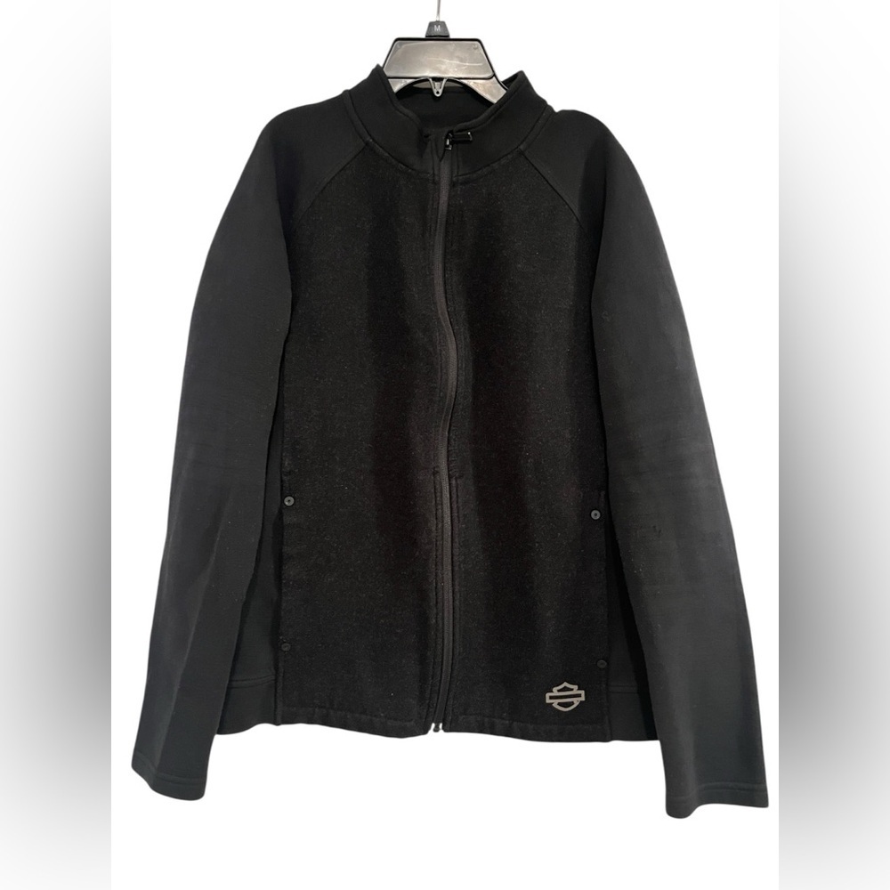 Harley-Davidson Women’s Black Charcoal Lightweight Jacket Sz L